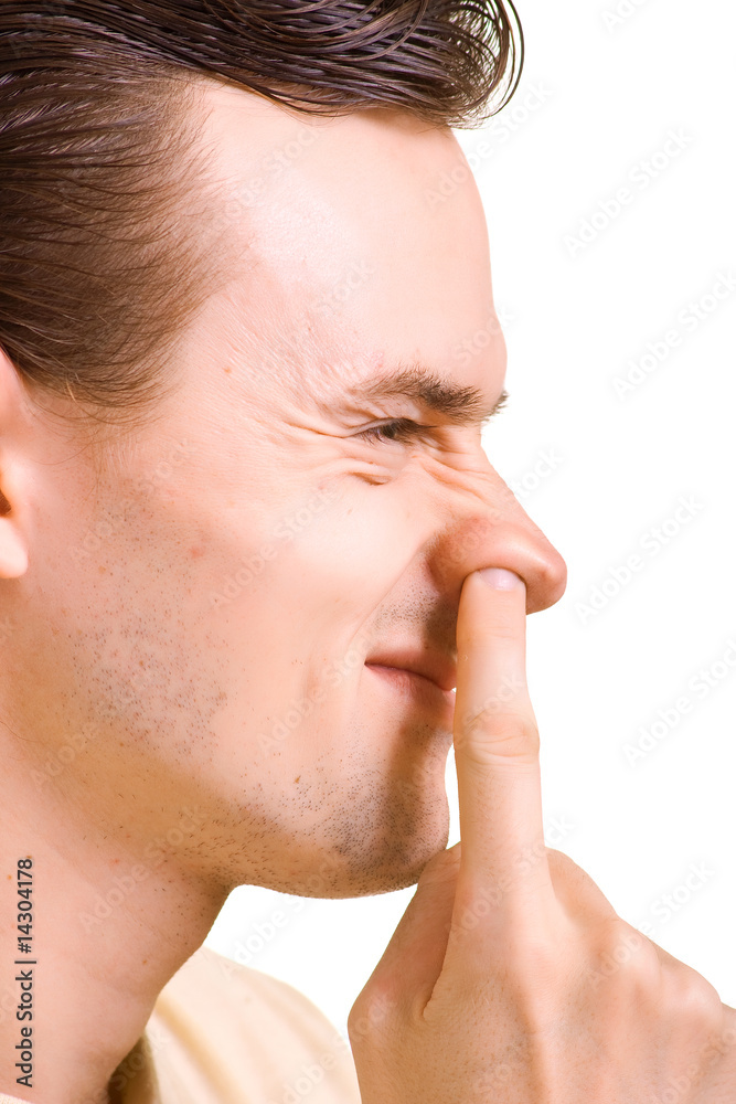 men has thrust a finger in the nose men has thrust a finger in the nose