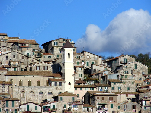 Veduta di Olevano Romano - Roma - Lazio - Italia photo