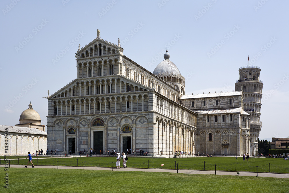 Pisa, cathedral and leaning tower