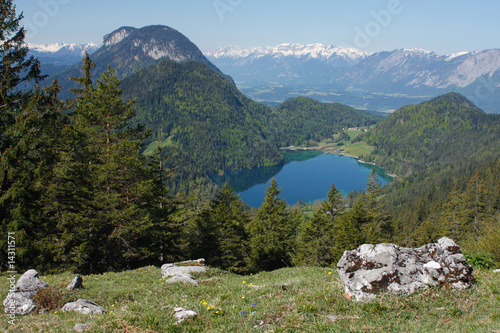 Hintersteiner See bei Scheffau in Tirol.