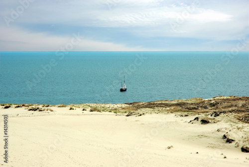 Dune landscape in Kursiu Nerija National Park, Lithuania