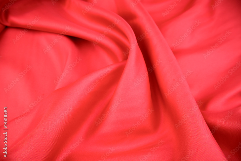 Red fabric Red fabric