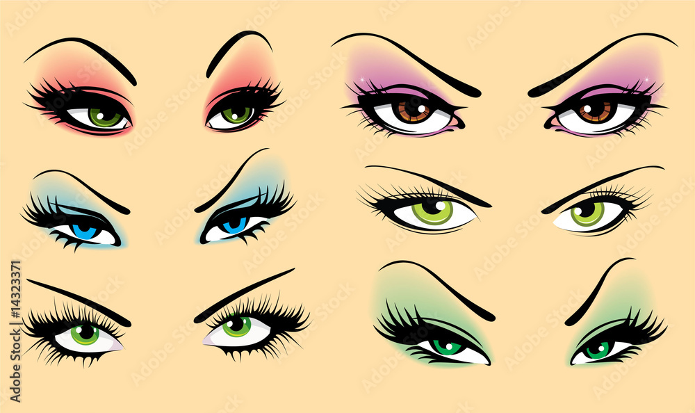Set of eyes