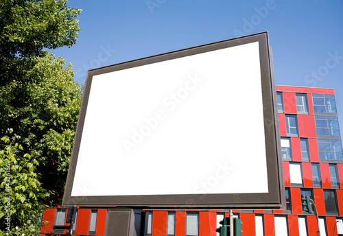 leere Plakatfläche
