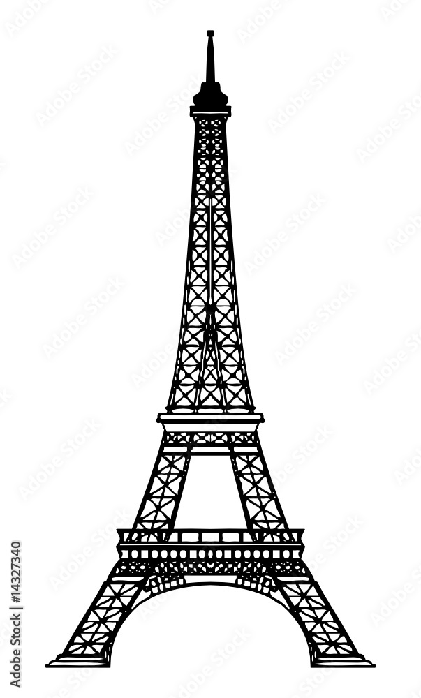 Naklejka premium Tour Eiffel - Eiffel Tower