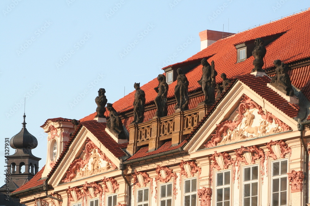 détail du palais Golz-Kinsky - Prague