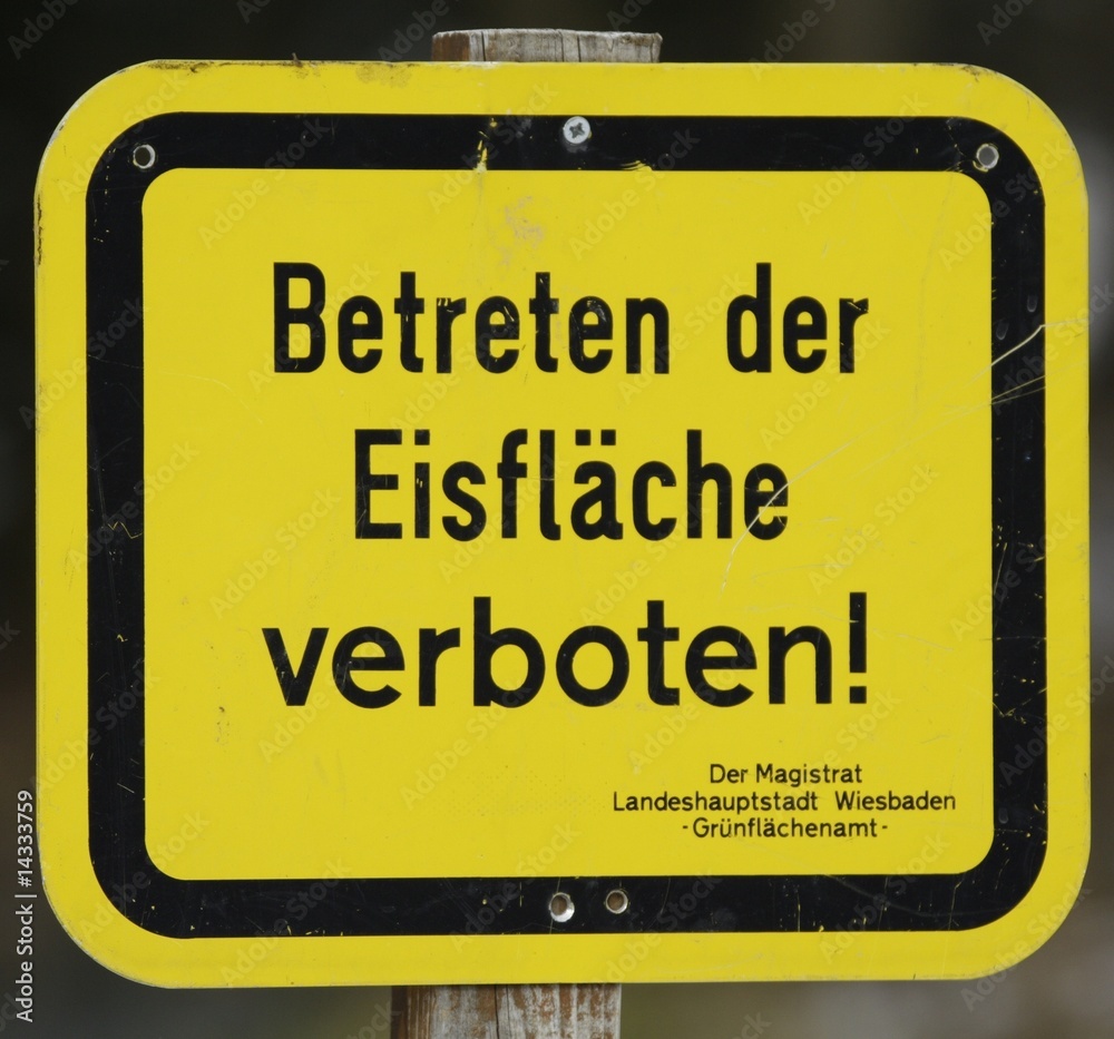 Hinweisschild Hinweisschild