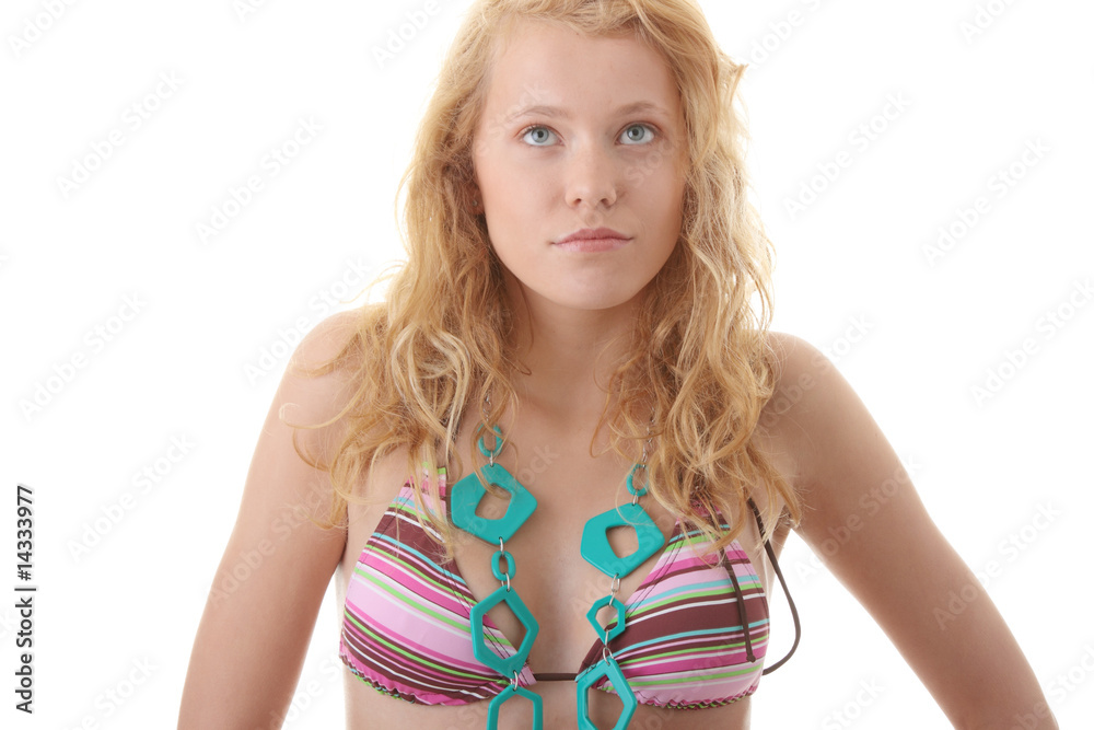 Young beautiful happy blond woman Young beautiful happy blond woman