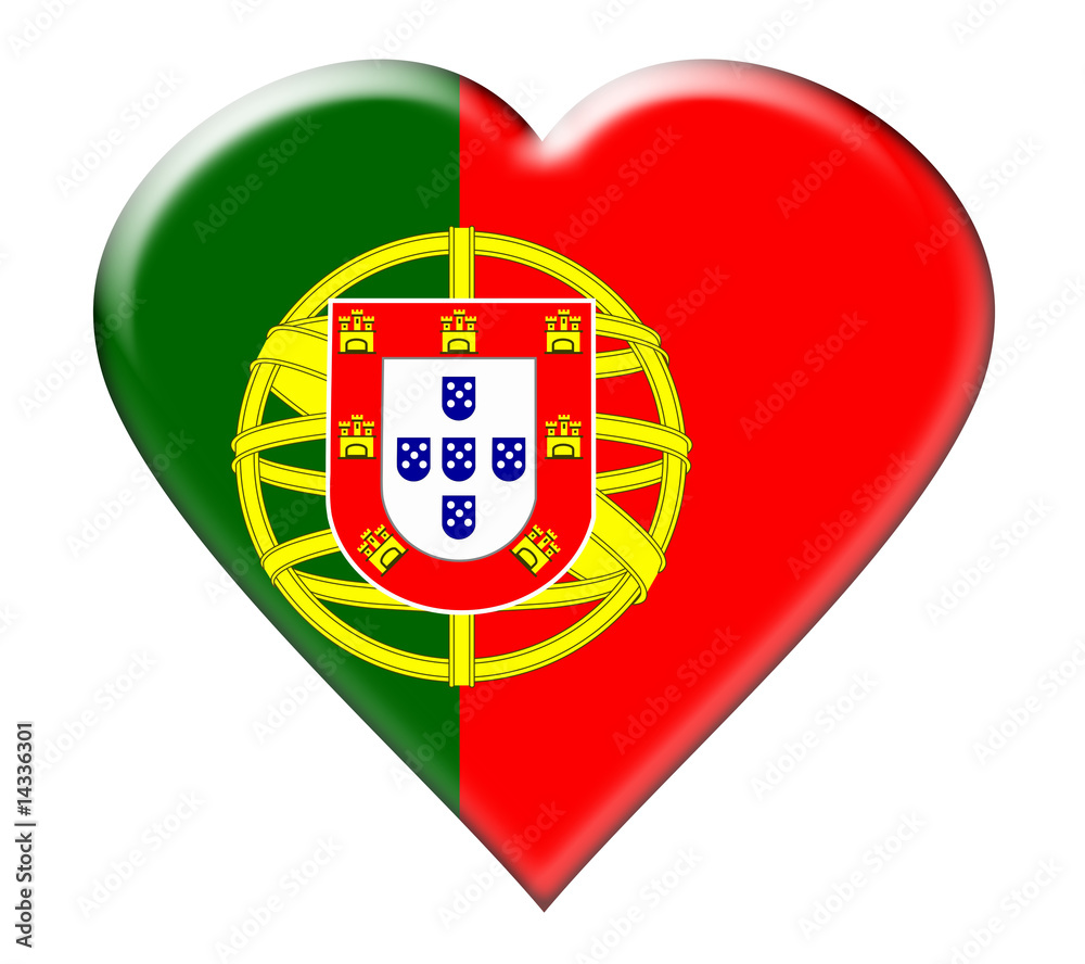 Obraz premium Icon of Portugal Flag