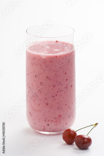 a delicious cherry milkshake