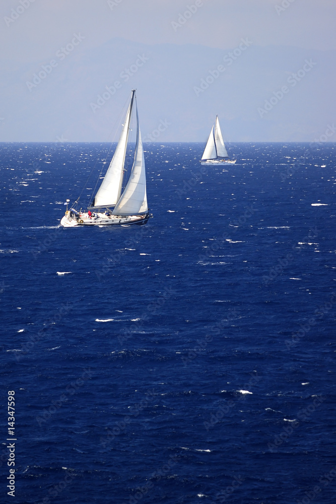 Fototapeta premium Sailing boats