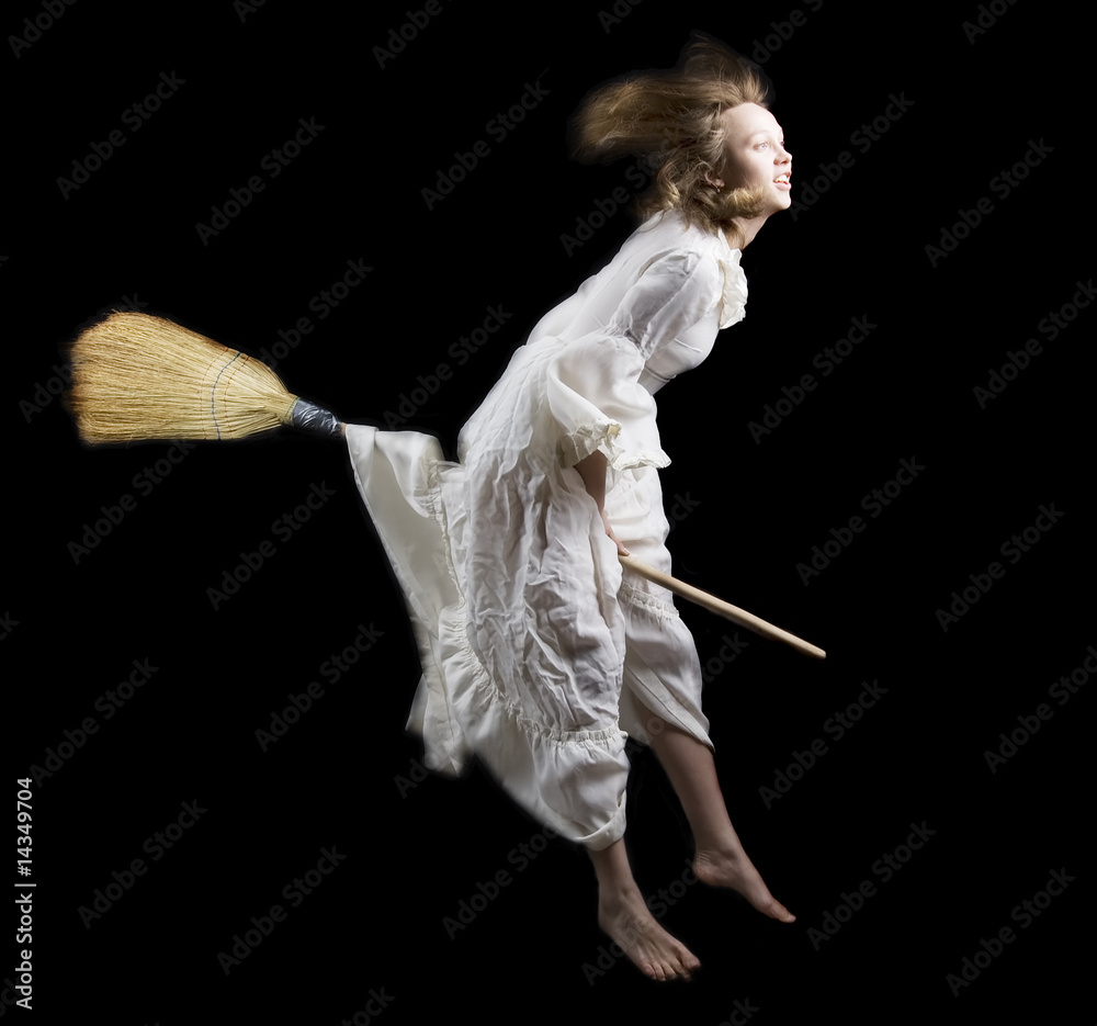 Obraz premium flying the broom