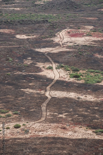 Weg von oben
