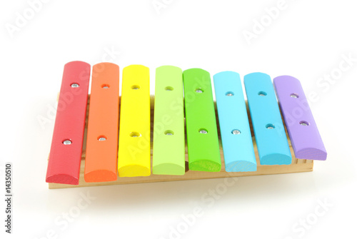 Wooden colored xylophone