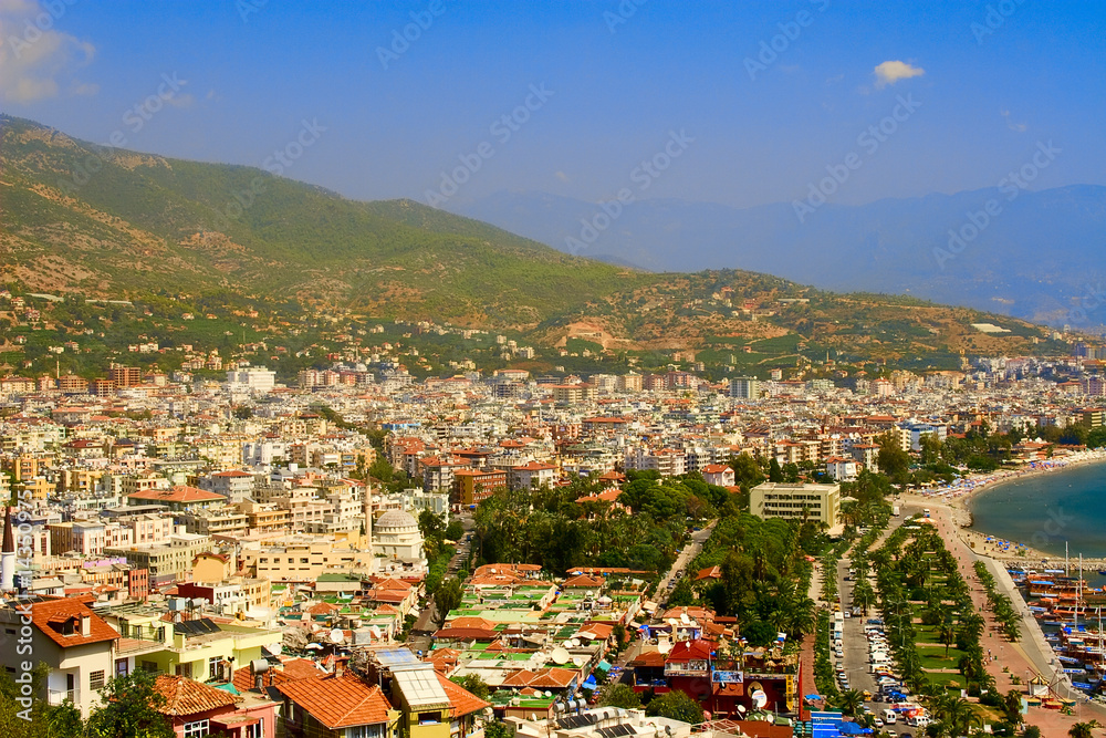 Panorama of city in Turkey