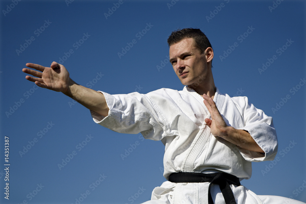 world champion karate kata training StockFoto Adobe Stock