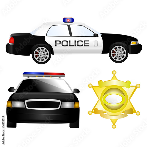 police car vector