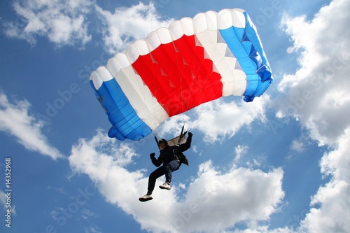 Cuadro en lienzo parachutist