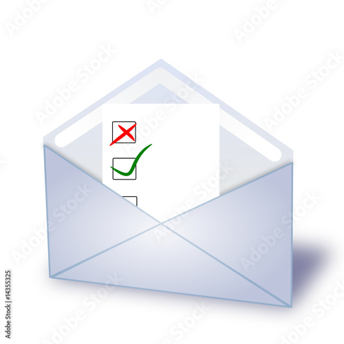 briefwahl illustration