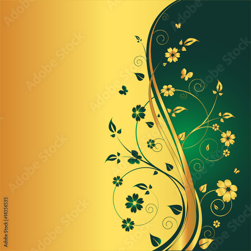Stylish Floral Background