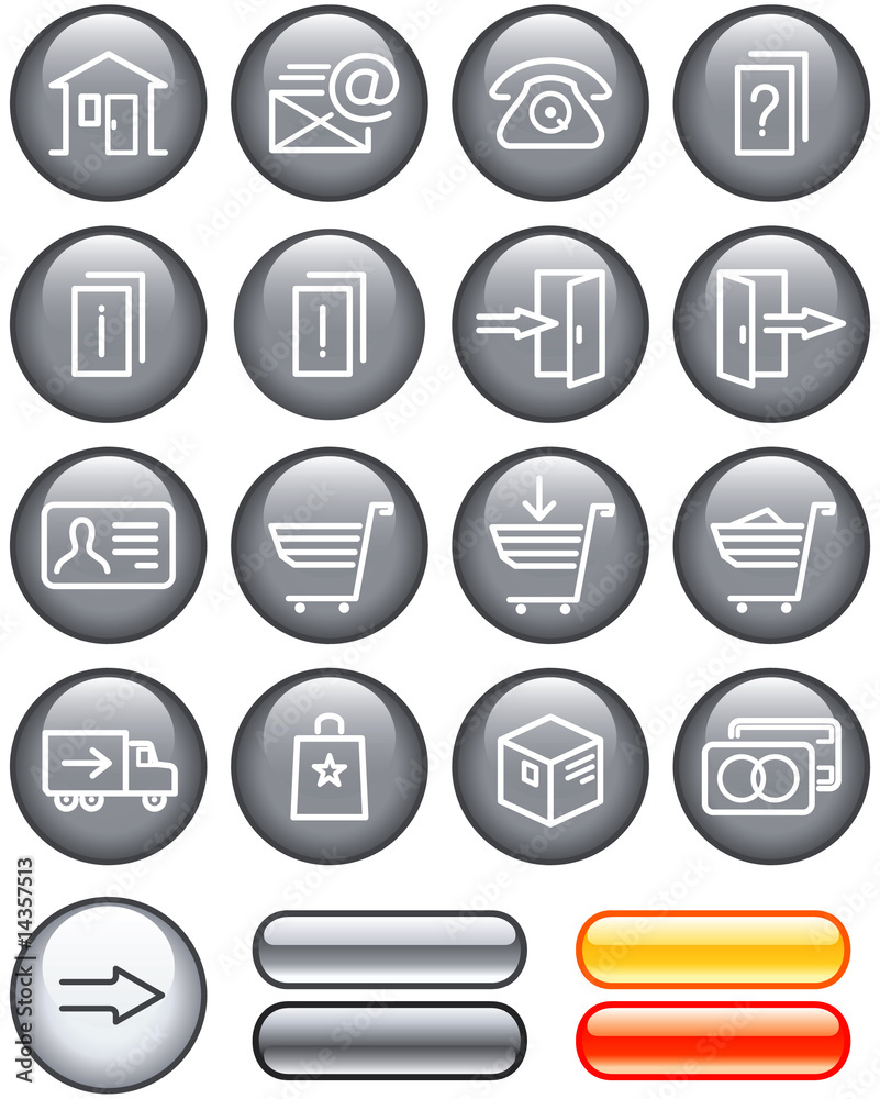 E-Commerce Icons Set (Vector)