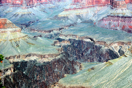 Roccia minerale colorata del Grand Canyon - Arizona photo