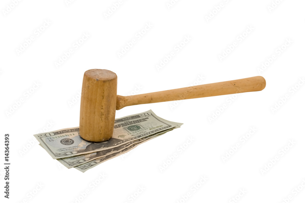 Naklejka premium Judgement Money