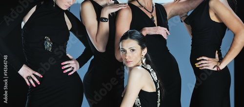 Obraz na plátně woman fashion show