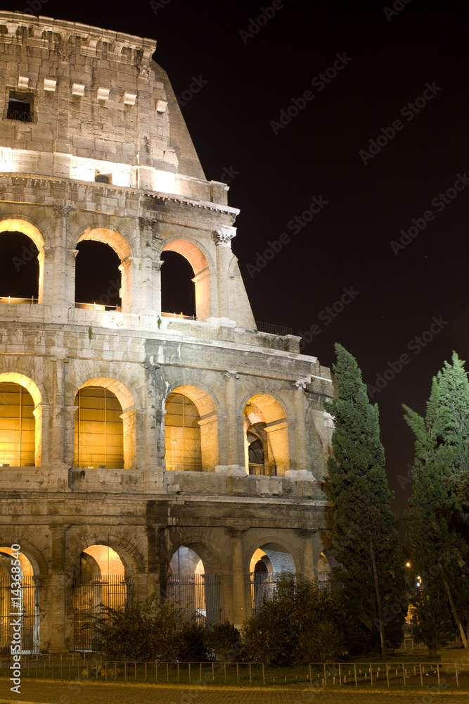 Colosseum - Rome - night