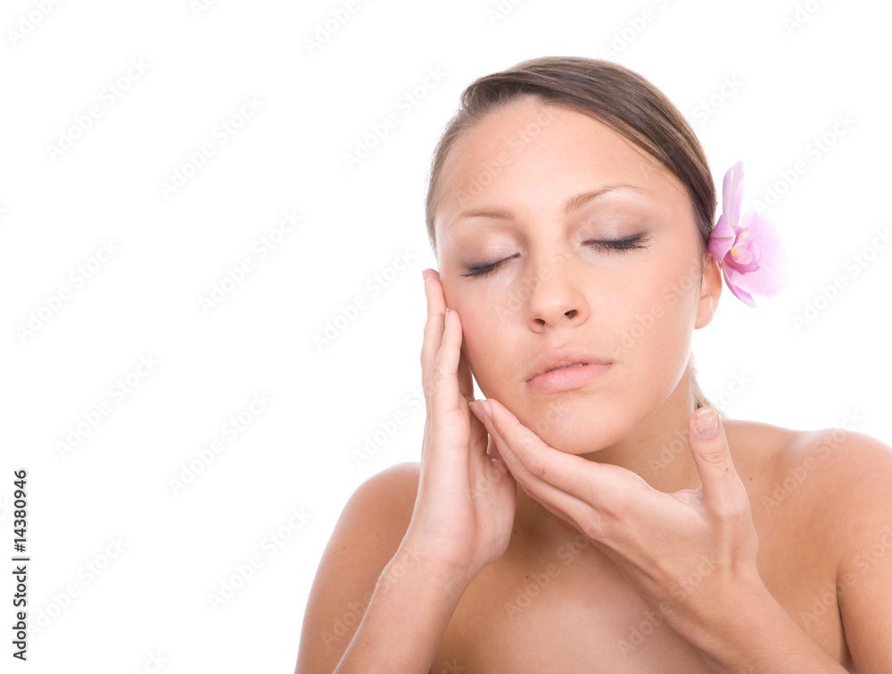 applying cream applying cream