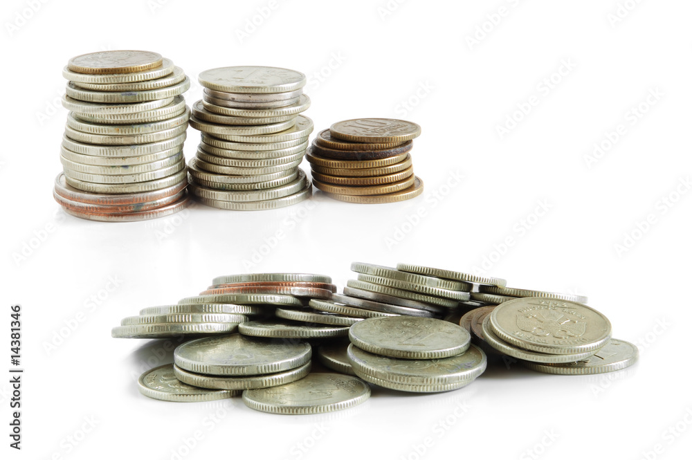 Pile of coins Pile of coins
