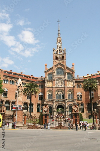Hopital de la santa Creu i sant Pau Barcelone © Regis Doucet