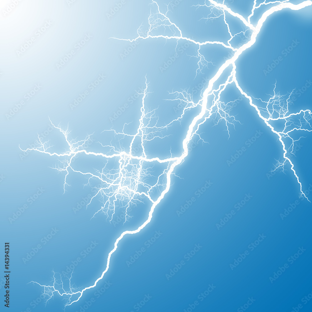 Blue shining lightning Blue shining lightning