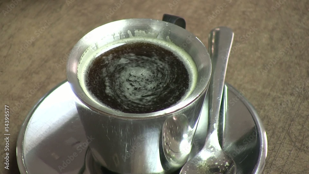 tourbillon de café