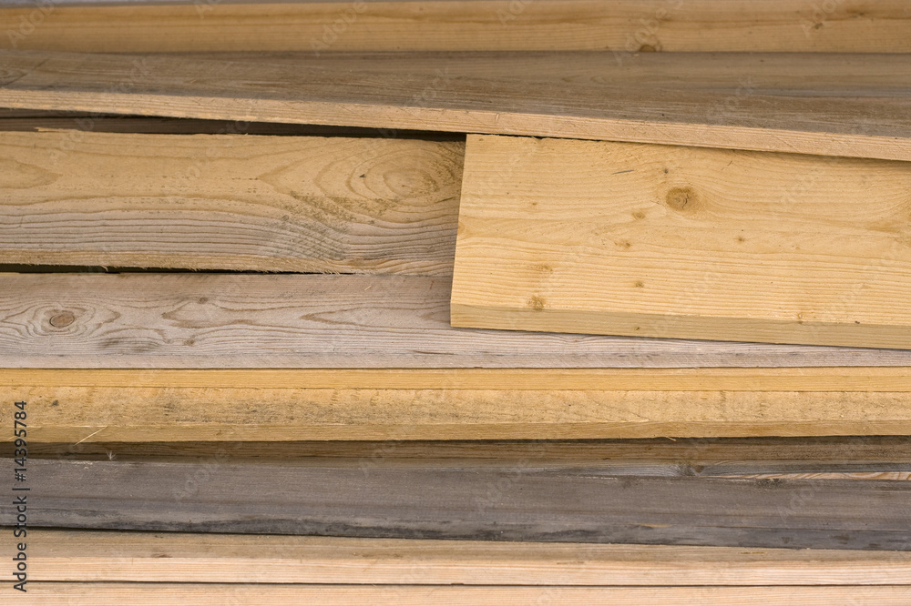 Fototapeta premium Holzbretter