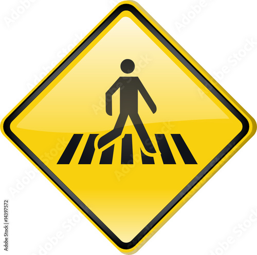 Road sign - Pasage pièton