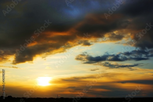 sunset in the sky © Dudarev Mikhail