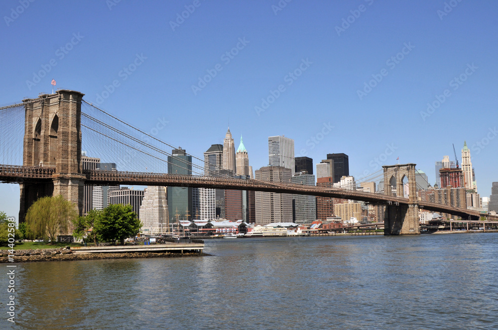Obraz premium New York, Brooklyn bridge.