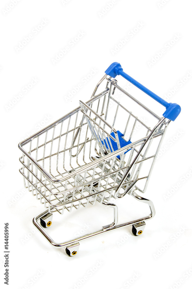 shopping car isolated on white shopping car isolated on white