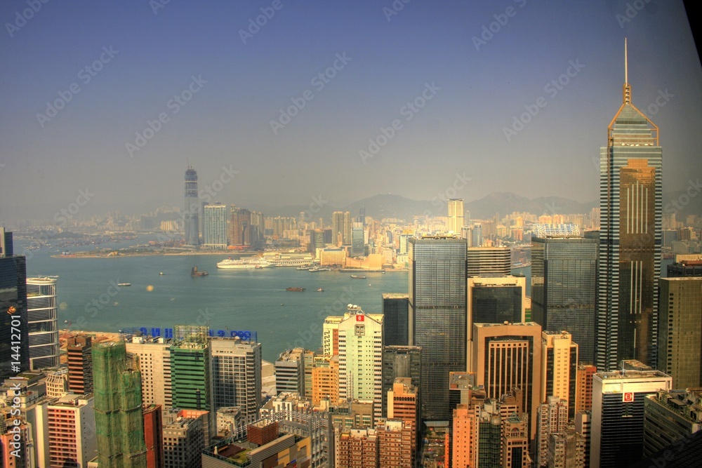 Fototapeta premium Hongkong / Hongkong - Chiny - Skyline