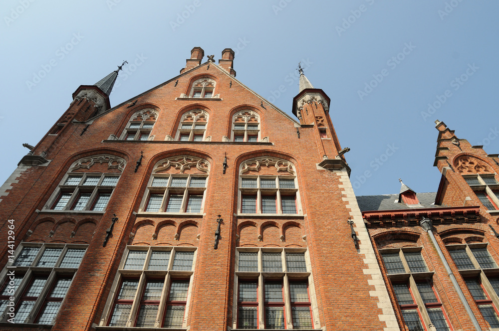 Fototapeta premium bruges centre ville