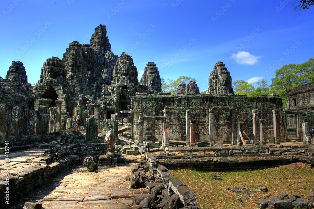 Naklejka premium Wat Bayon (Angkor Wat) - Siam Reap - Cambodia / Kambodscha
