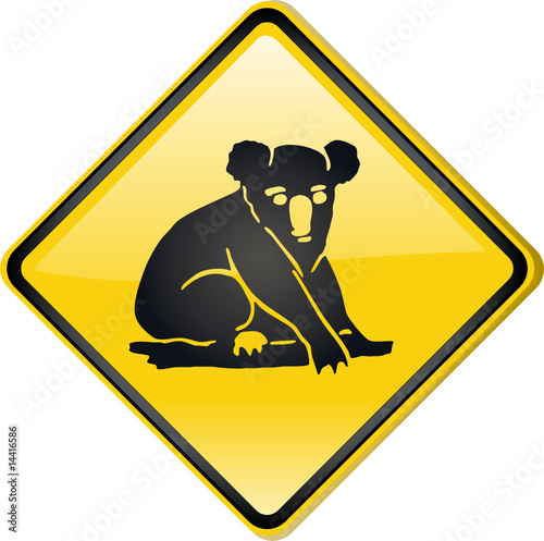 Road sign - Koala 2
