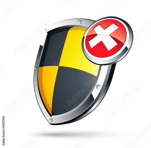 Bouclier, protection suspendue
