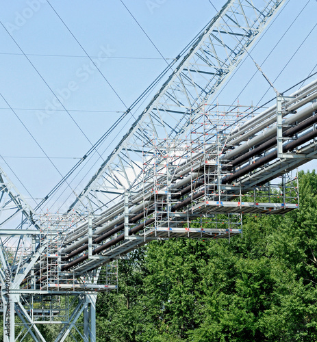 Wallpaper Mural bridge with steel pipes Torontodigital.ca