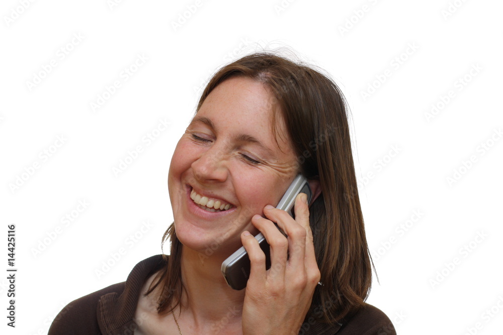 telefonierende Frau telefonierende Frau