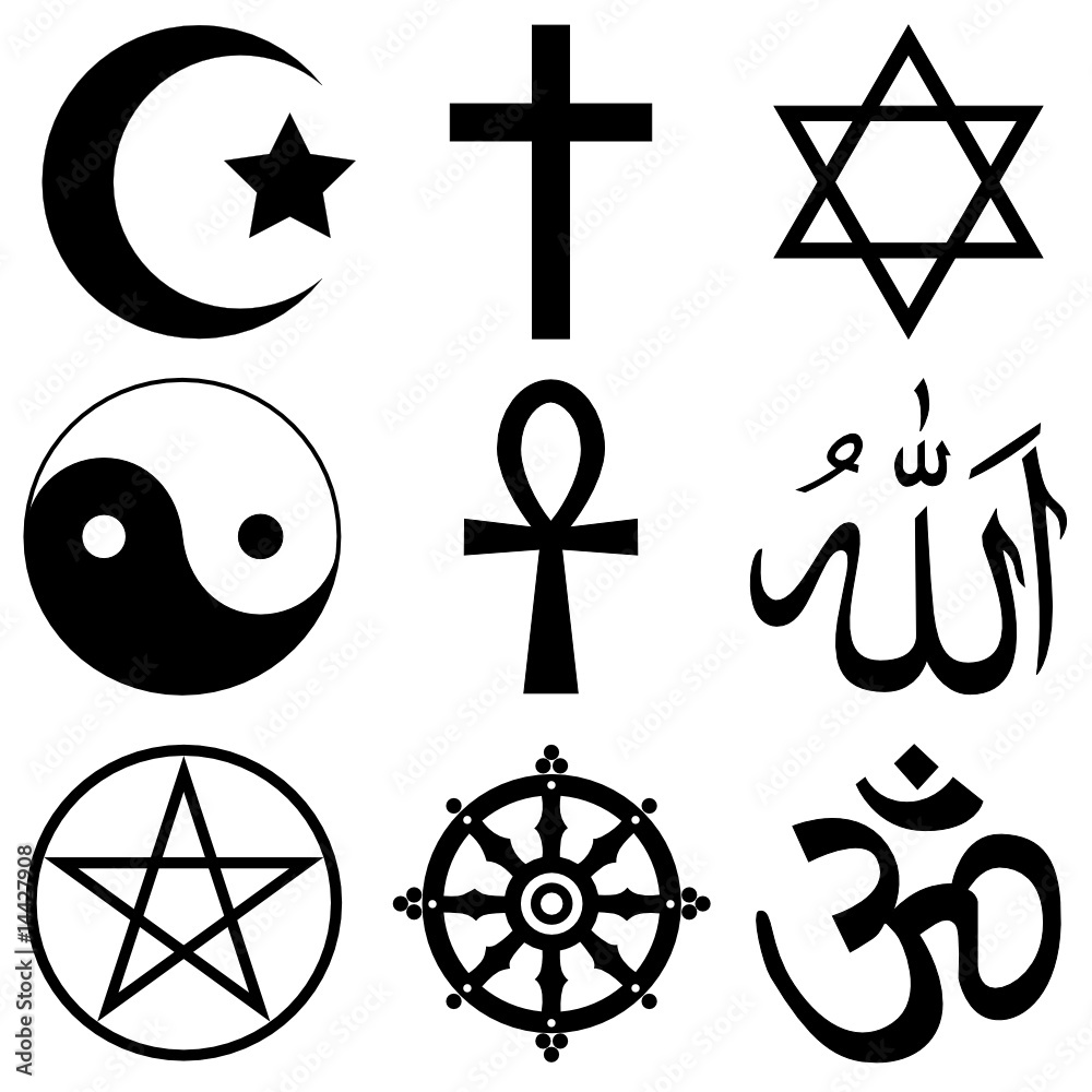 Religion, Glaube - Zeichen Stock 벡터 | Adobe Stock