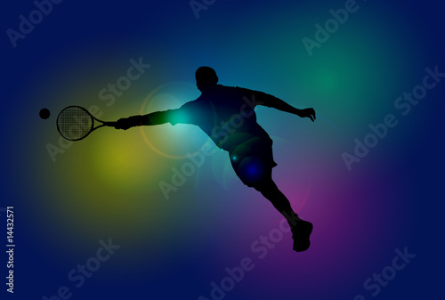 Tennis Player © superdumb