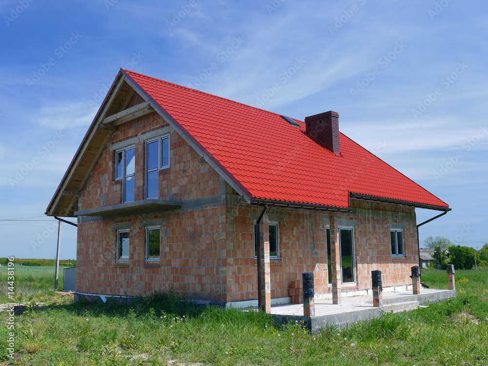 Obraz premium Unfinished house