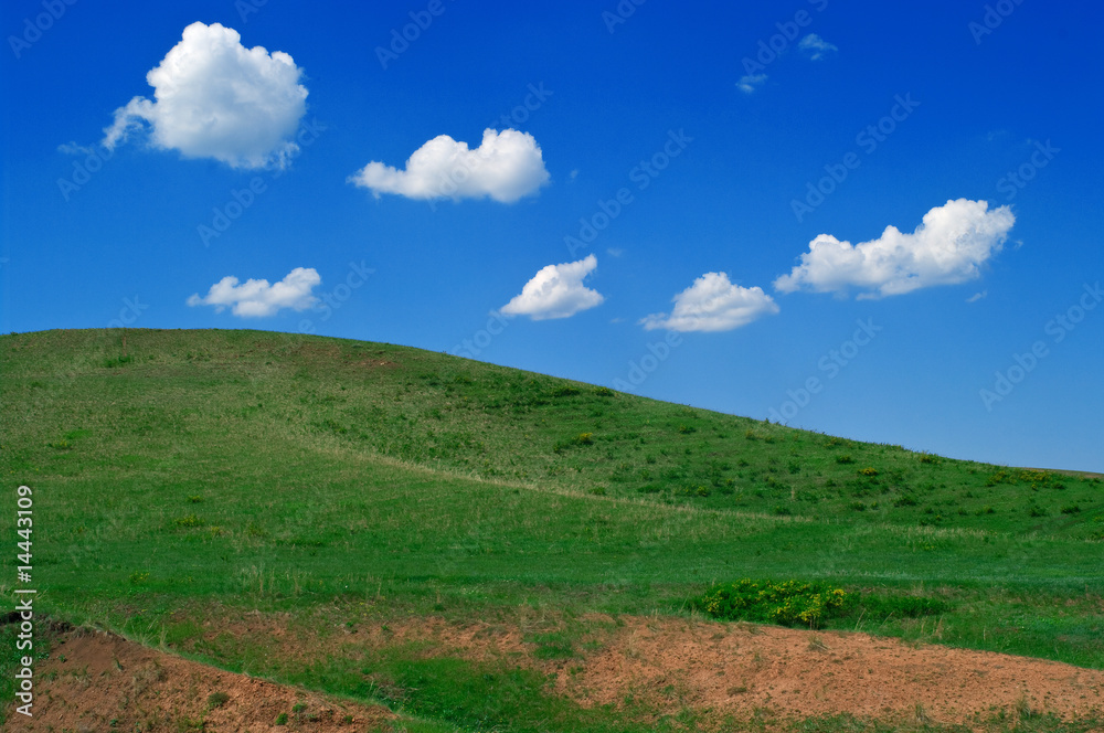 Obraz premium Hills of the Ural mountains